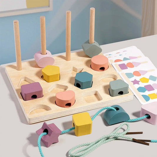 Wooden Stacking and Sorting Toy